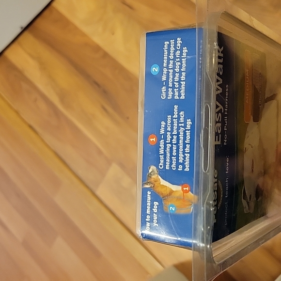 PetSafe Easy Walk No Pull Dog Harness Medium Black/Silver Adjustable - Picture 6 of 8